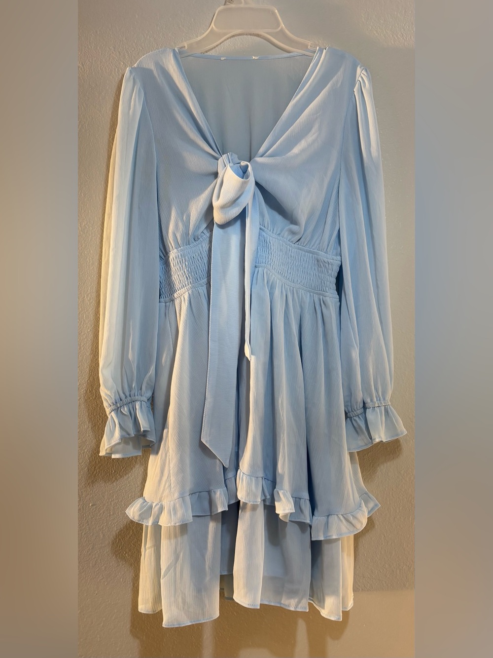 Cinderella-blue casual dress